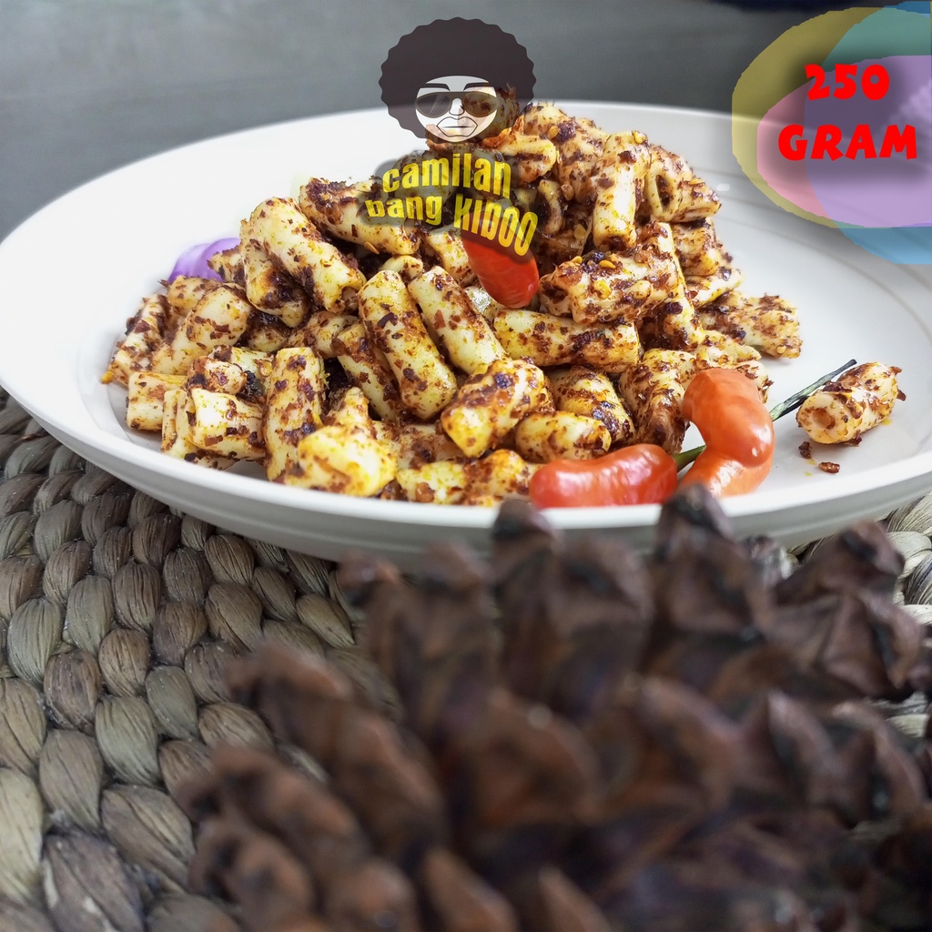 

Cemilan Pedas Seblak Kerupuk Krupuk kemplang Bintang Bantat Pedas Gurih Cikruh Aroma Daun Jeruk isi 250 gram