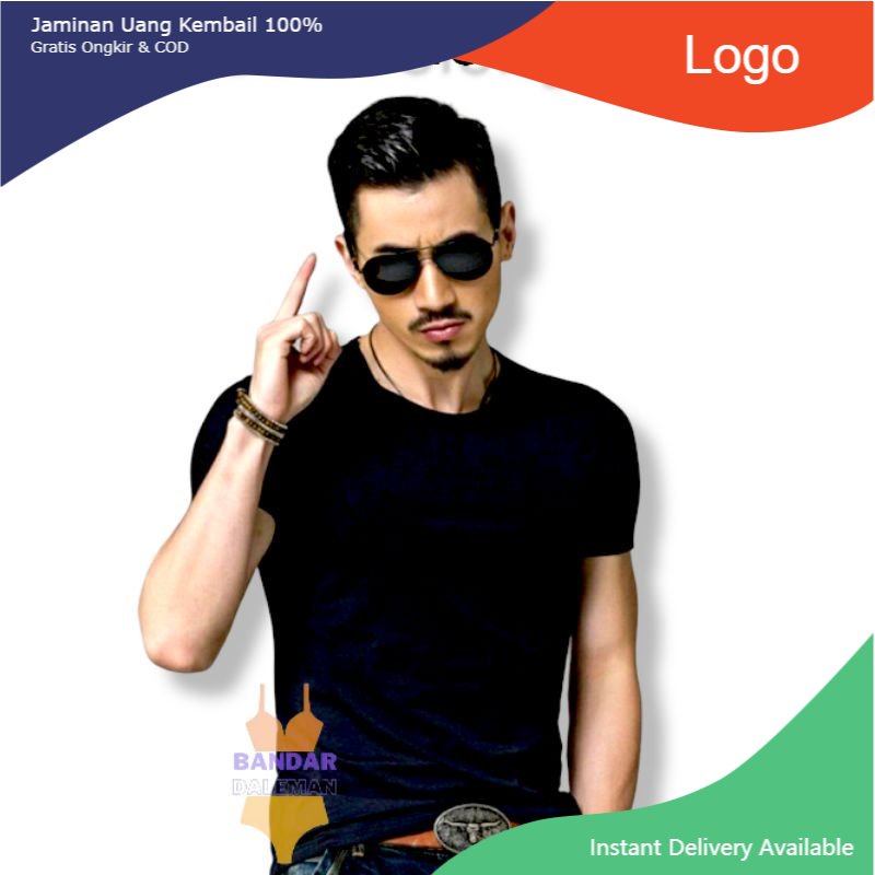 TERMURAH oblong polos hitam PREMIUM QUALITY MIATEX BRAND
