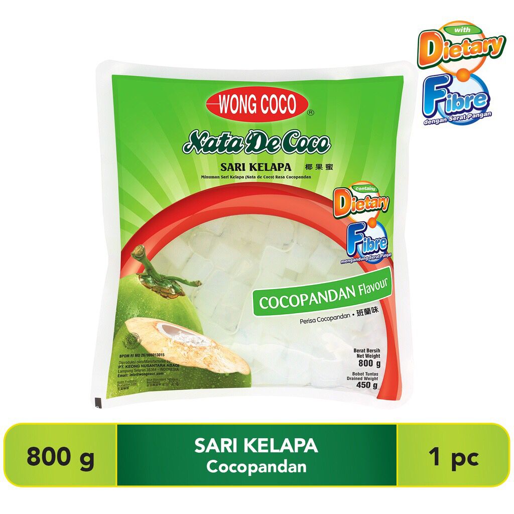 

WONG COCO SARI KELAPA COCOPANDAN 800GR