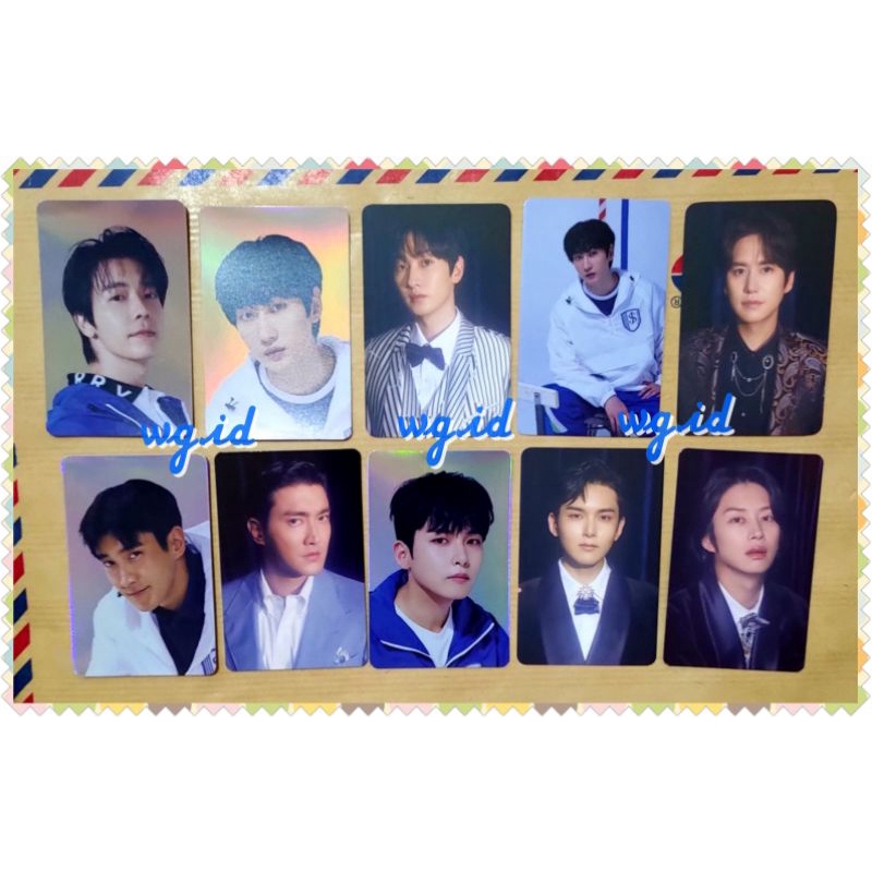 BENEFIT PHOTOCARD SEASON GREETING SUPER JUNIOR 2021 PC SUJU