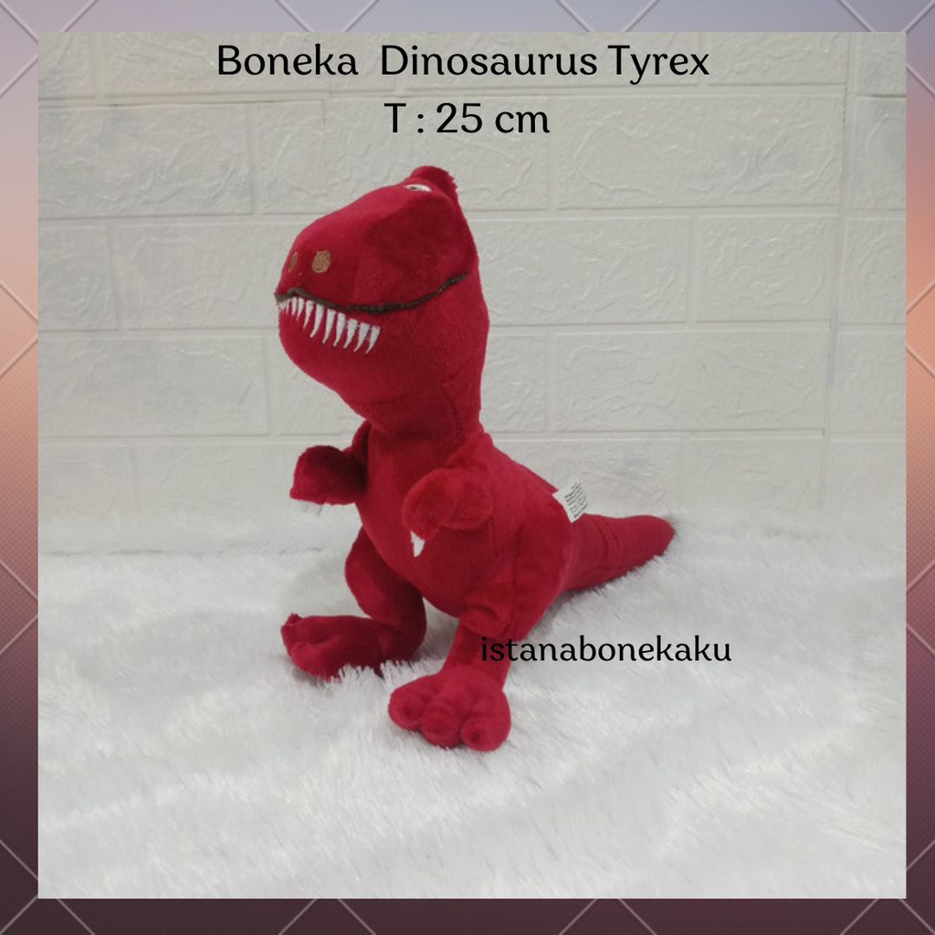 Boneka Dinosaurus Dino Tyrex Trex Tirex Premium Kualitas Bahan Lembut