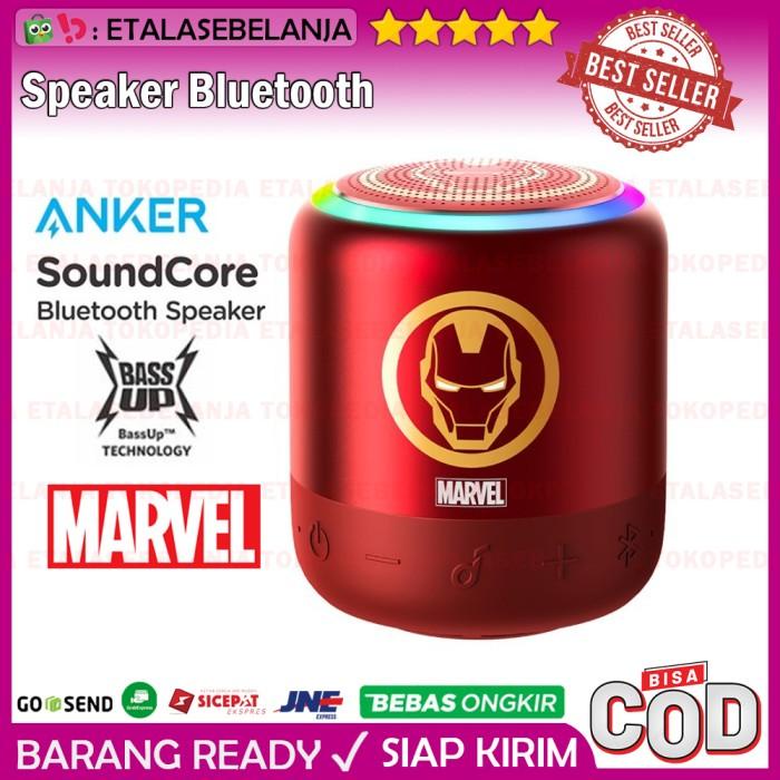 Bluetooth Speaker Bass Anker Soundcore Mini 3 Pro Marvel Iron Man