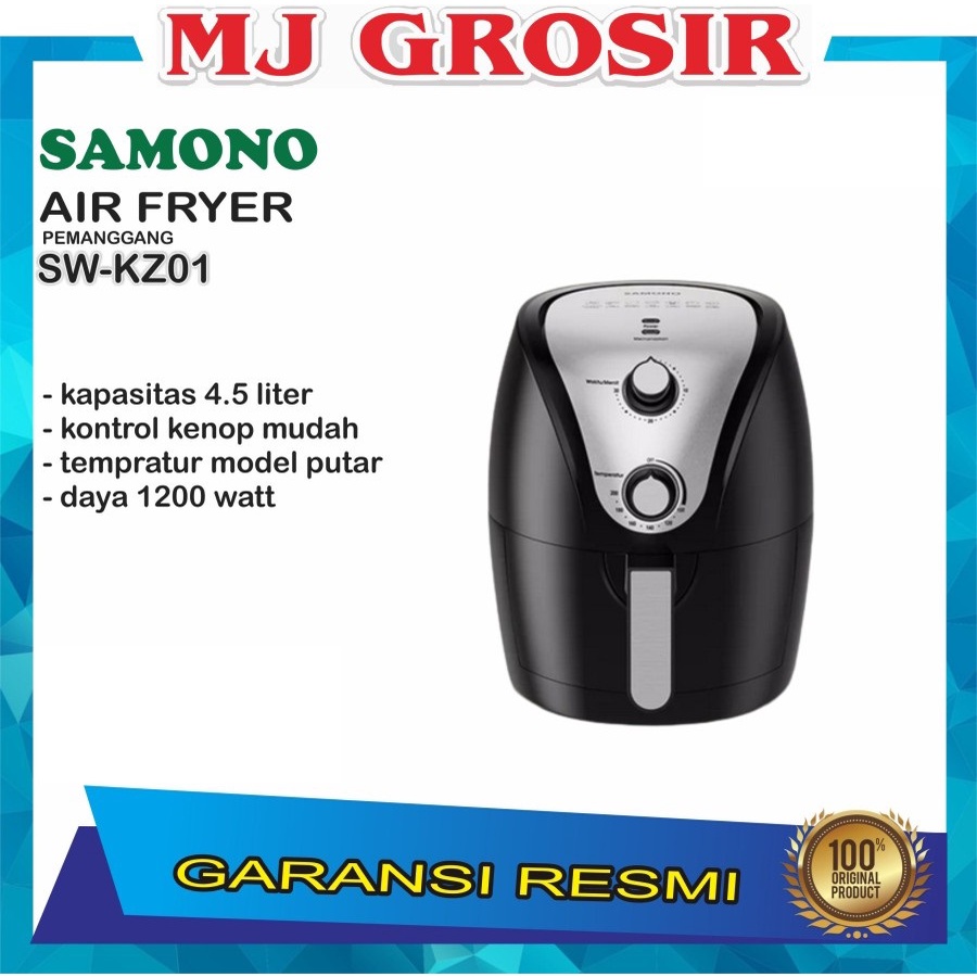 AIR FRYER SAMONO SW KZ 01 4.5 L PEMANGGANG SWKZ01