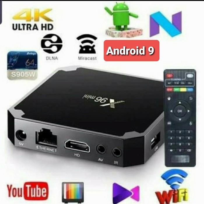 X96 Mini Smart Tv Box Quad Core Android versi 9 TV BOX Terbaru