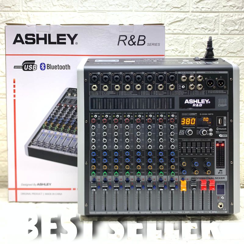 Mixer Ashley R&B 8 Original RNB 8 Channel Bluetooth - USB