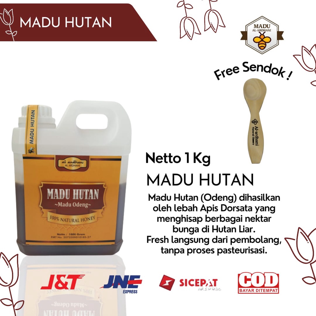 

PROMO TERBATAS Madu Hutan Liar Asli (ODENG) 100% ORIGINAL Madu Sialang Al-ardhani 1 kg