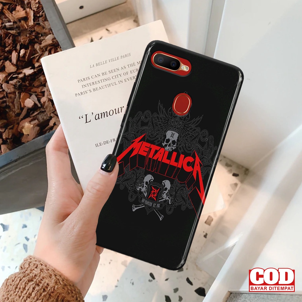 Case OPPO A5S/A7-A.12/A11K [BM01] Hardcase 3D Fullprint Fashion BAND METAL bumper kesing & cover bis