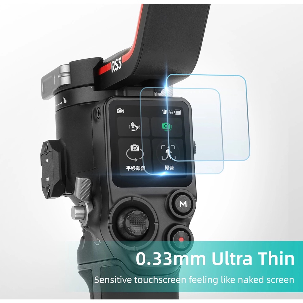 Pelindung Layar Tempered Glass 9H Ultra Tipis 0.33mm Anti Gores Untuk DJI RS 3 / RS 3 PRO