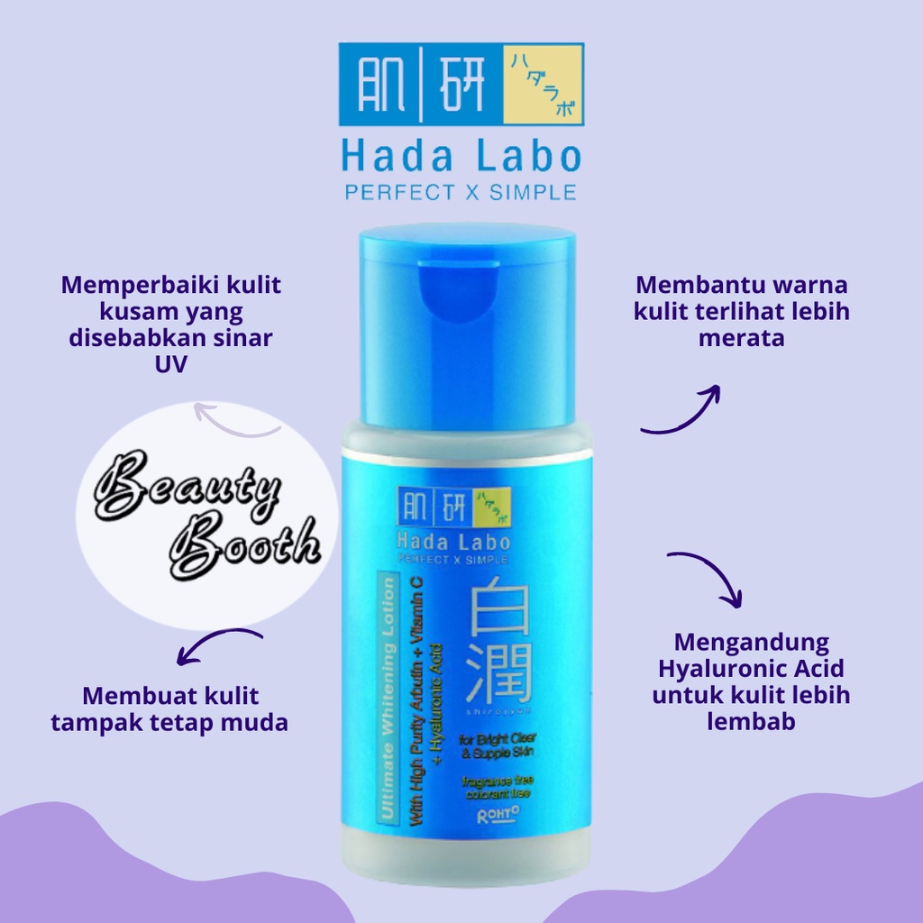 HADA LABO Shirojyun Ultimate Whitening Lotion 100ml / SHIROJYUN Lotion BIRU