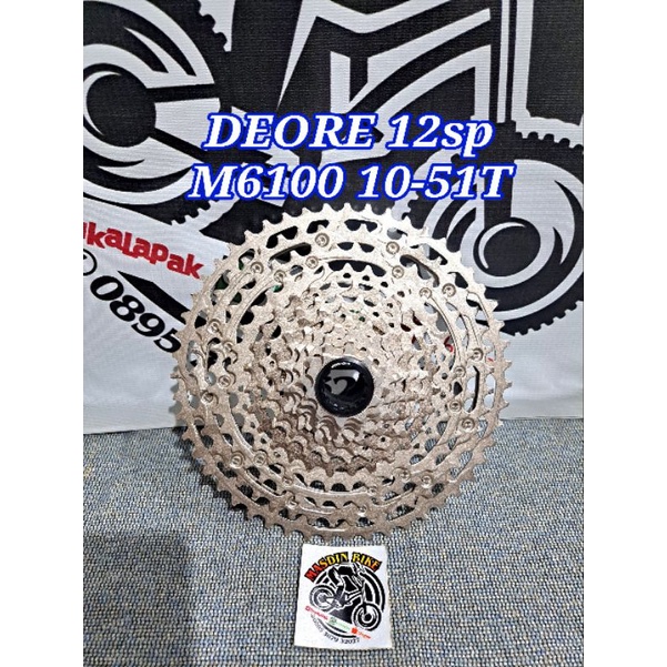 Sproket Deore 12speed Sprocket Deore M6100 Gear 12sp Sprocket 12sp Deore