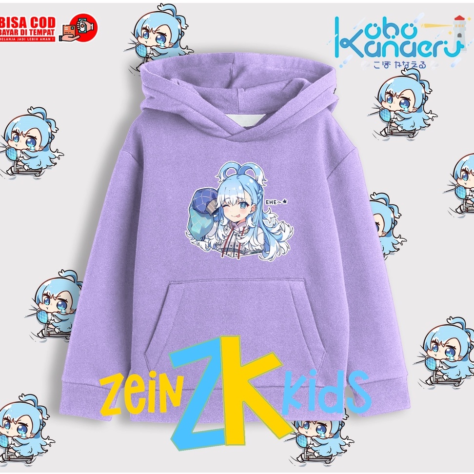 Hoodie Anak Kobo Kanaeru Chan V Tuber / Sweater Anak Kobo Kaneru V Tuber