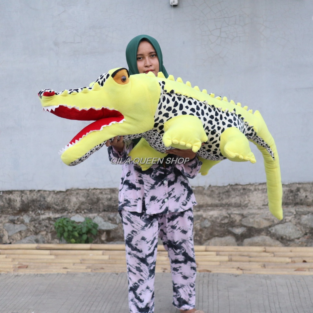 BONEKA BUAYA SUPER JUMBO TERLARIS BISA COD