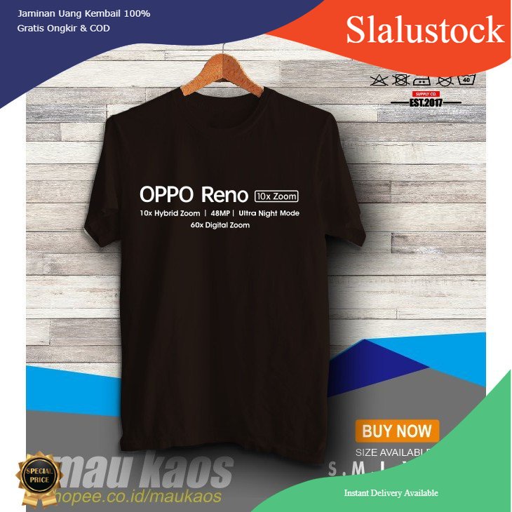 Slalustock Kaos Handphone Oppo Reno