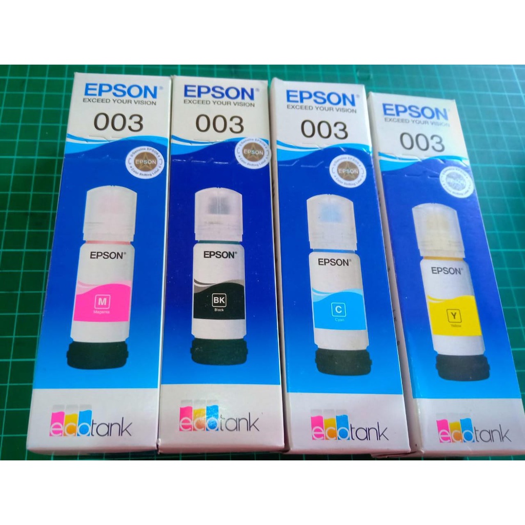 Jual Tinta Epson 003 Black Cyan Magenta Yellow Shopee Indonesia