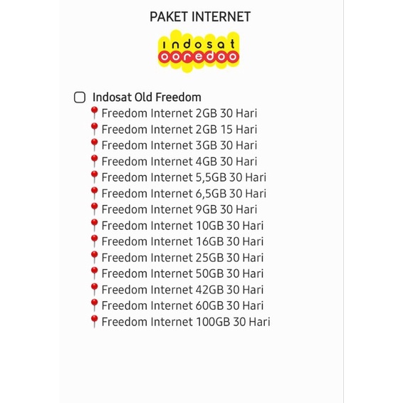 PAKET INTERNET INDOSAT FREEDOM PAKET DATA INDOSAT MURAH
