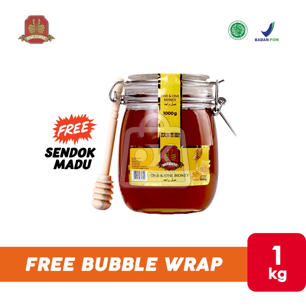 

Madu One & One / Honey / Madu Murni (Toples Kaca 1kg)