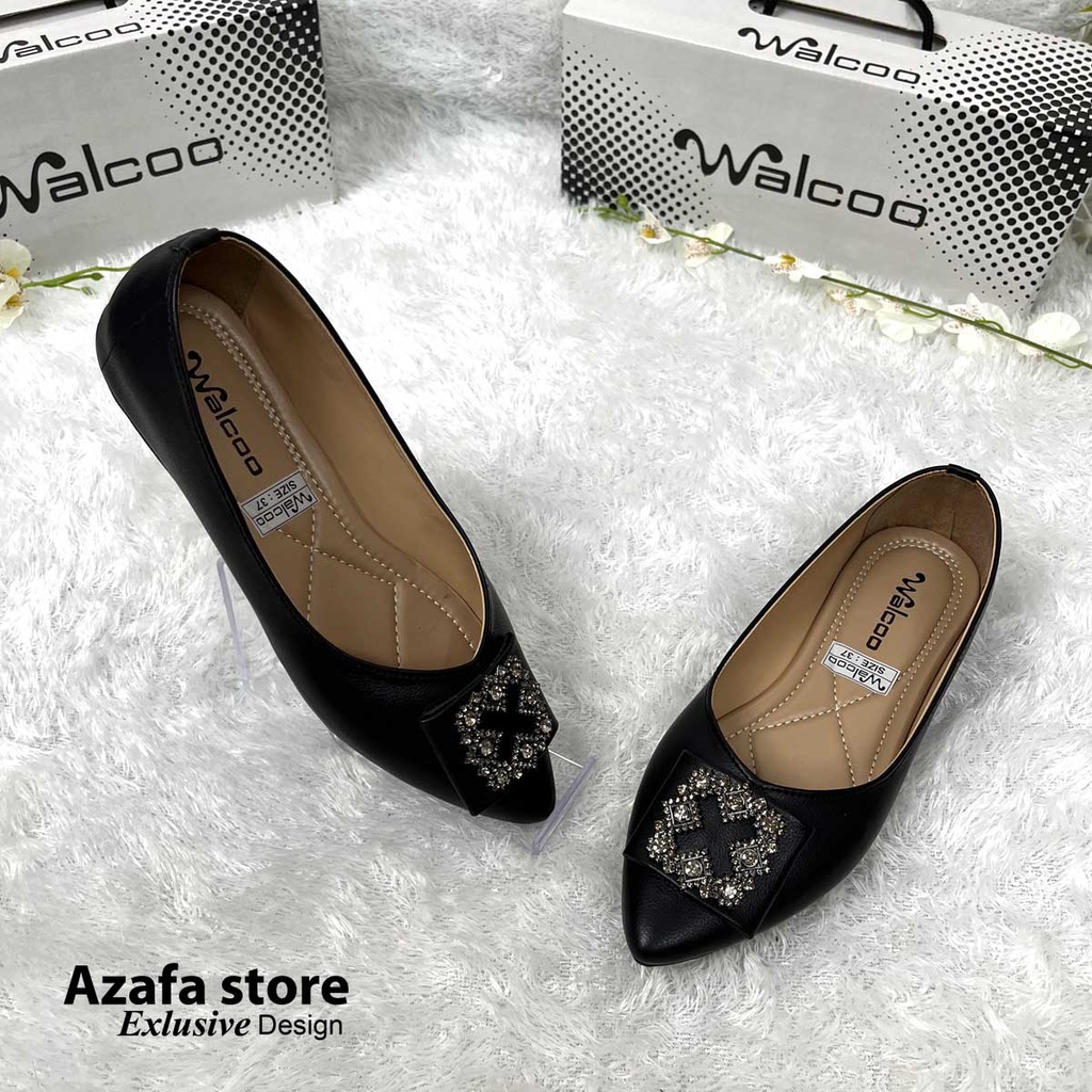 Walcoo Sepatu Flatshoes Wanita BONANO