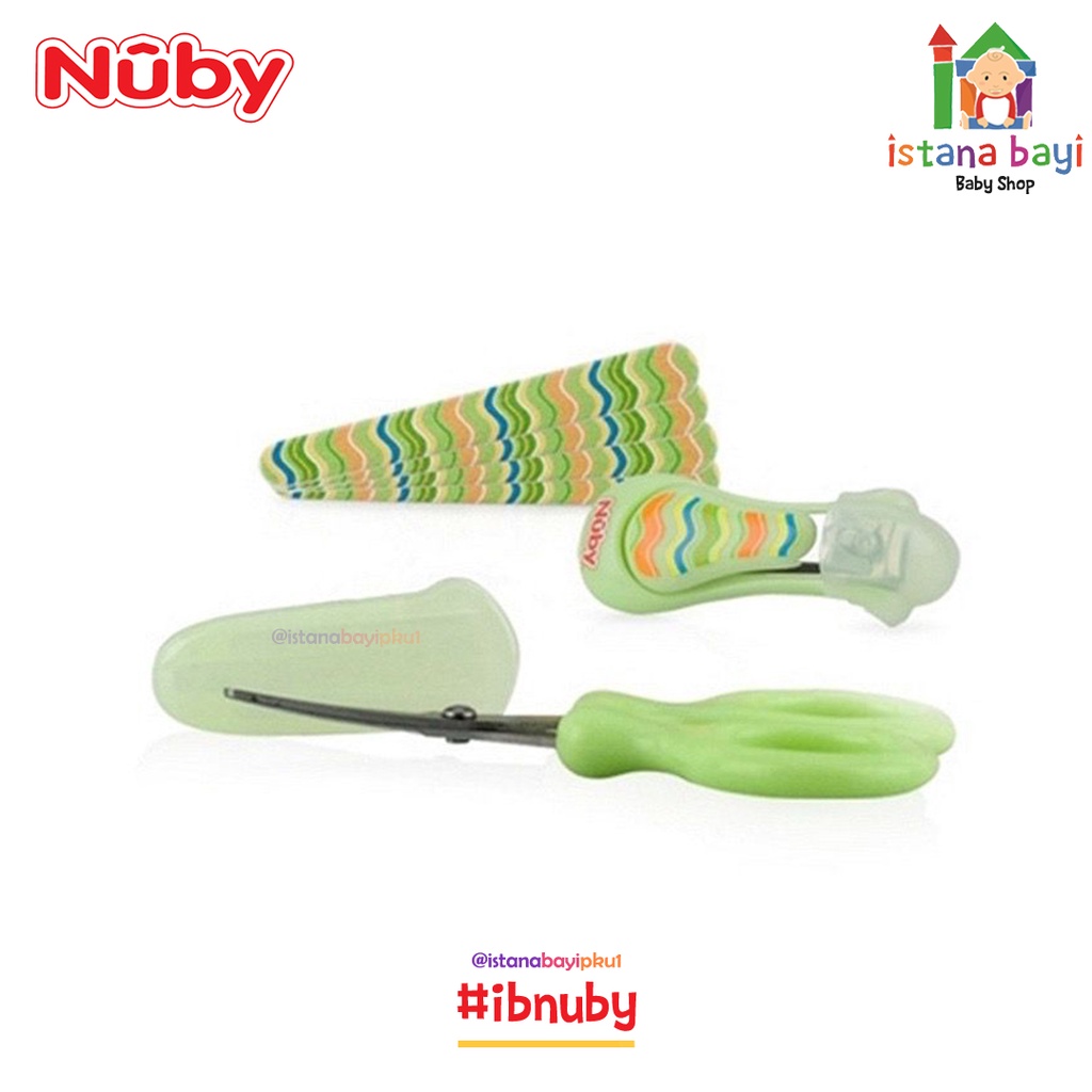 Nuby Kids Groom Set Clip Scissors - Gunting Kuku