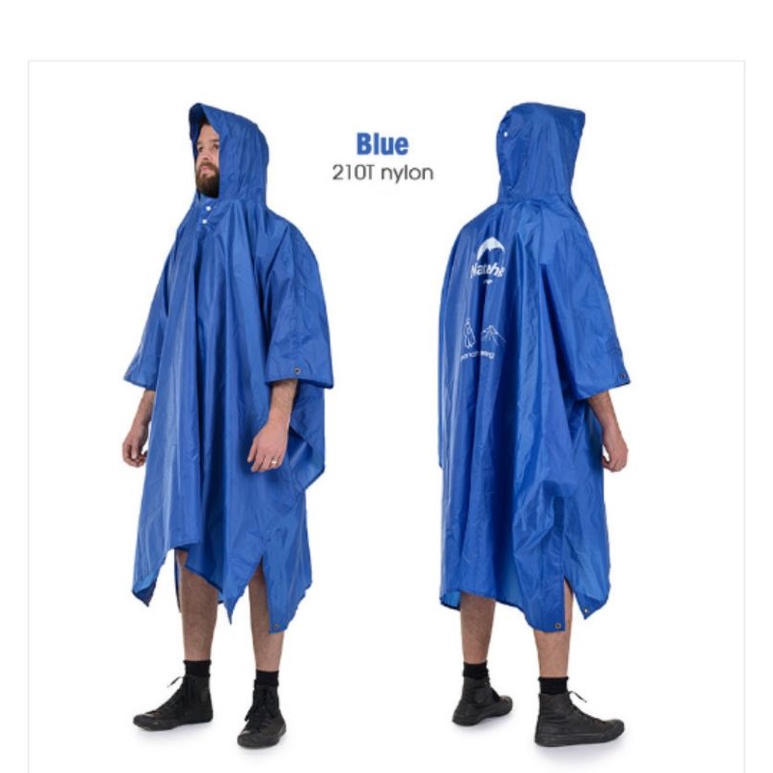 JAS HUJAN PONCO BAHAN 210T NATUREHIKE NH17D002-M [C5]
