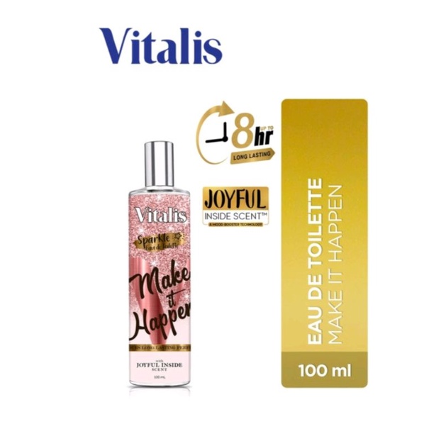 Vitalis Eau De Toilette Sparkle Make It Happen 100ml