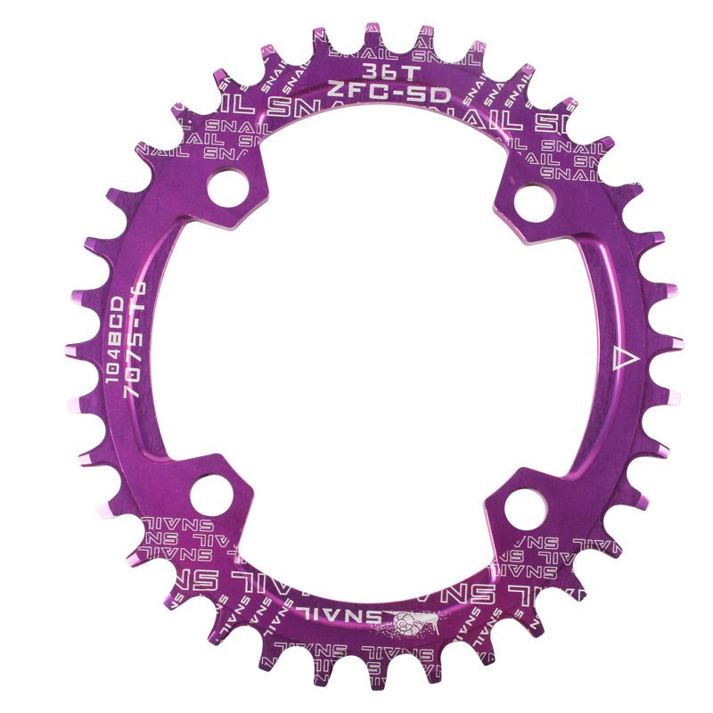 Chainring 32T 34T 36T 104BCD Round Snail Narrow Wide BCD 104 Sepeda