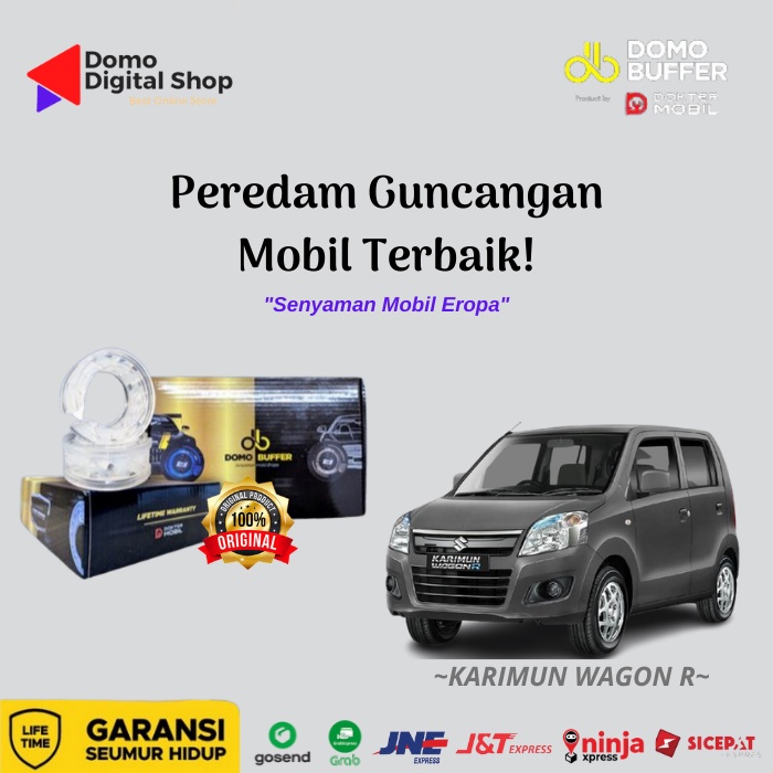 Domo Buffer Mobil Suzuki Karimun Wagon R Spring Buffer Karimun Karet Shock Stabilizer Peredam Damper