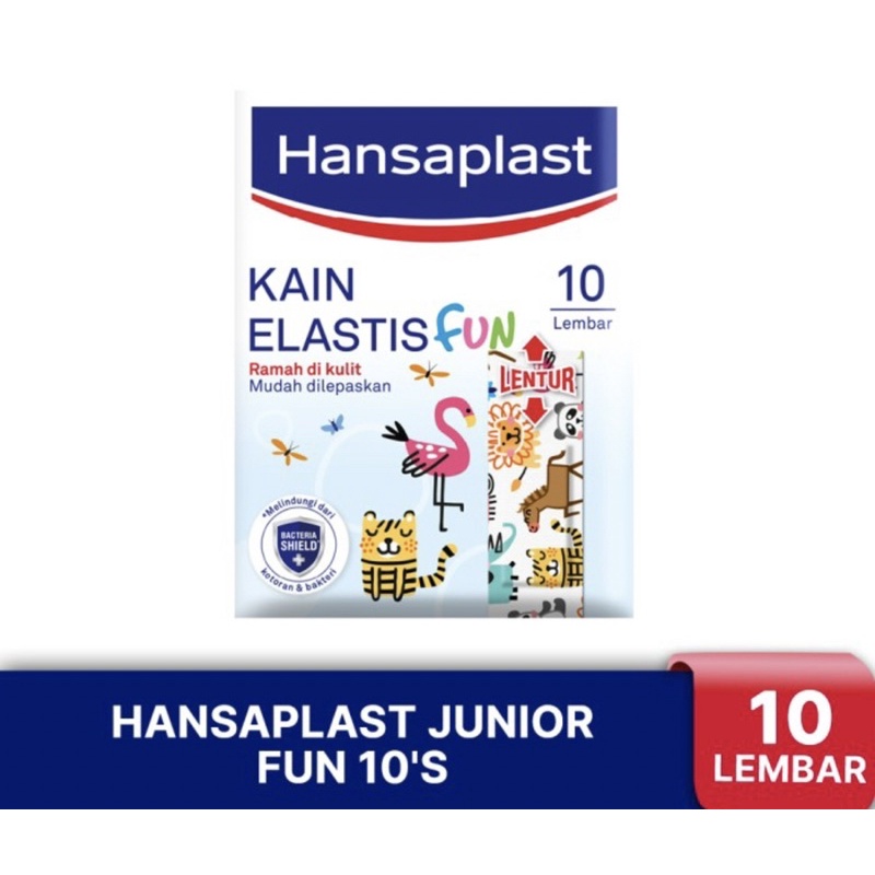 Hansaplast fun kain elastis 10 lembar ( penutup luka pada anak )