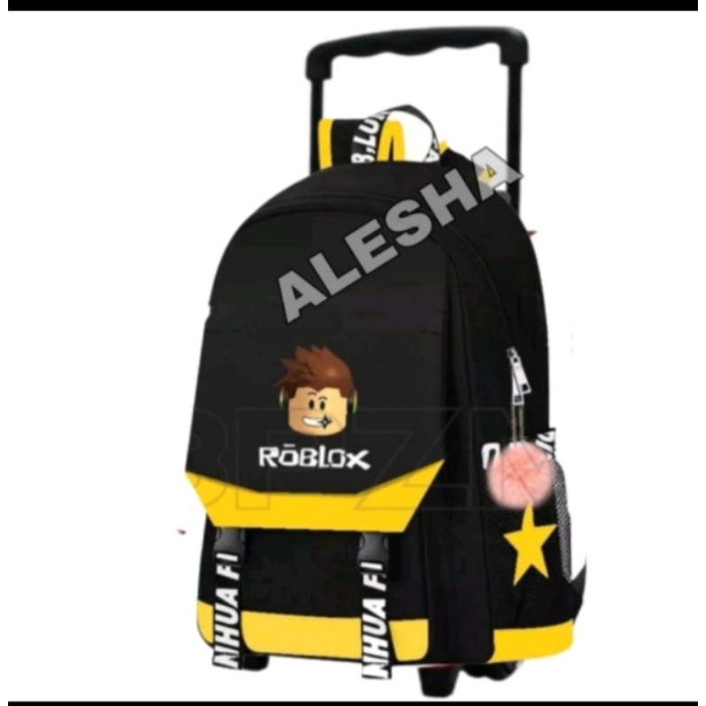 COD Tas Sekolah Anak Troli Roblox/Ransel Sekolah Troli Dorong Anak/Tas Sekolah Troli/Tas Dorong