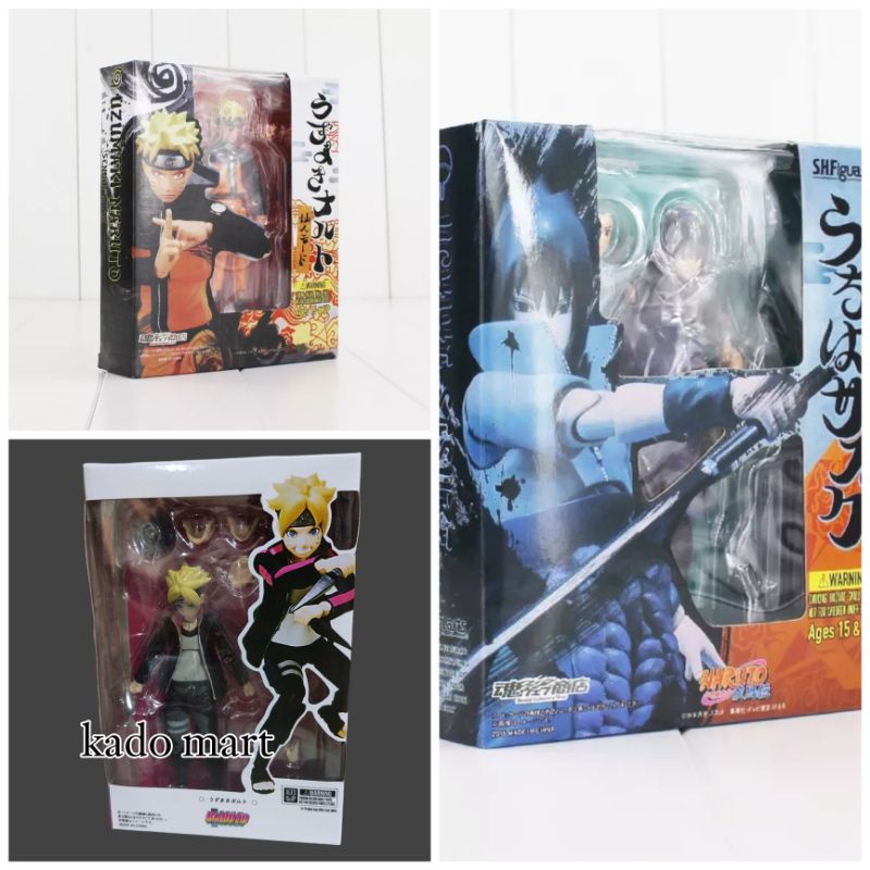 SHF FIGUARTS NARUTO BORUTO SHIPUDDEN UCHIHA SASUKE FIGURE