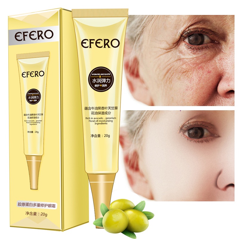 Efero Eye Cream/Perawatan Kulit Mata/Anti Aging Anti Kerut Menghilangkan Lingkaran Hitam Mata
