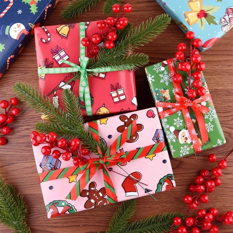 Ornamen Cabang Pohon Pinus Berry Buatan Untuk Dekorasi Natal
