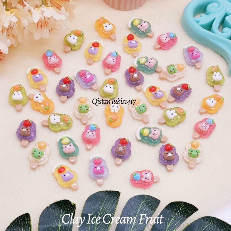 Clay Grosir Kemasan 25 Pcs|Clay Pastel|Clay Karakter|Clay Icecrem|Clay Pay Cake|Clay lucu-lucu