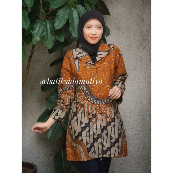 BATIK TUNIK PREMIUM ATASAN BATIK WANITA KANTOR EKSKLUSIF VARIAN BY SIDAMULIYA COLLECTION III