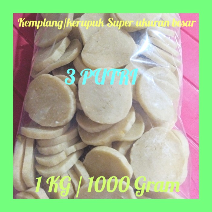 

PROMO Kemplang Palembang Mentah merek 3 PUTRI