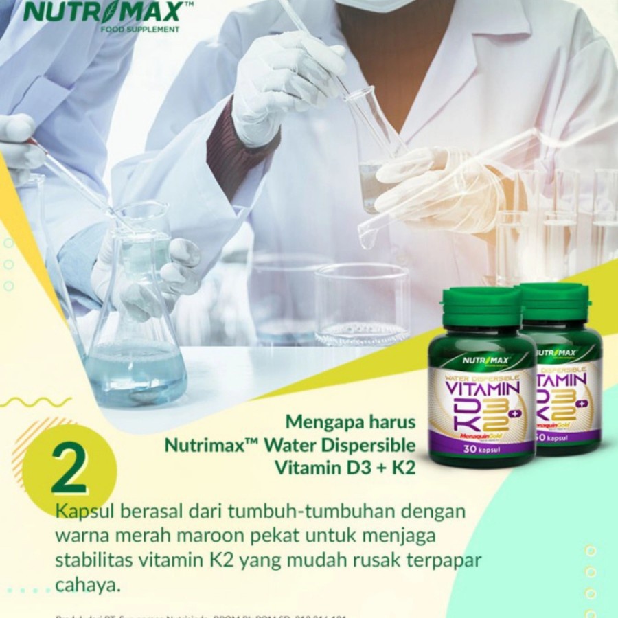 Nutrimax Vitamin D3 400IU K2 40mcg