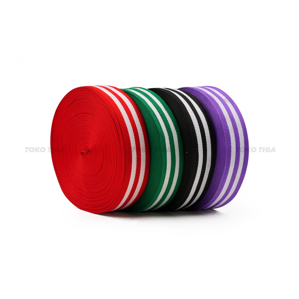 Pita Tali Medali / Tali Webbing Tas Lebar 3 cm (30 yards)