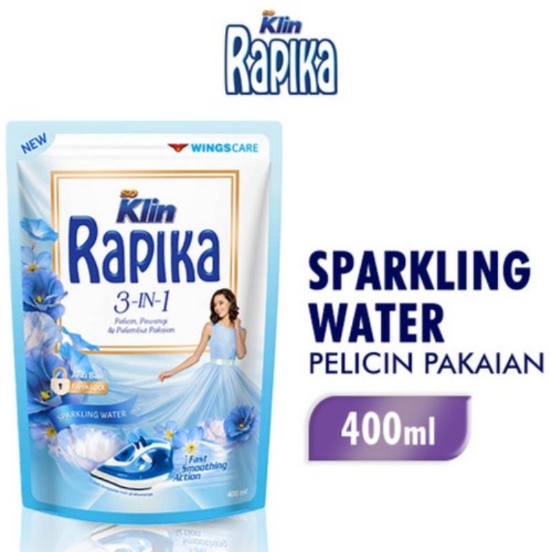 Rapika Biang Pelicin Pakaian 400ml/ So Klin Rapika 3 IN 1