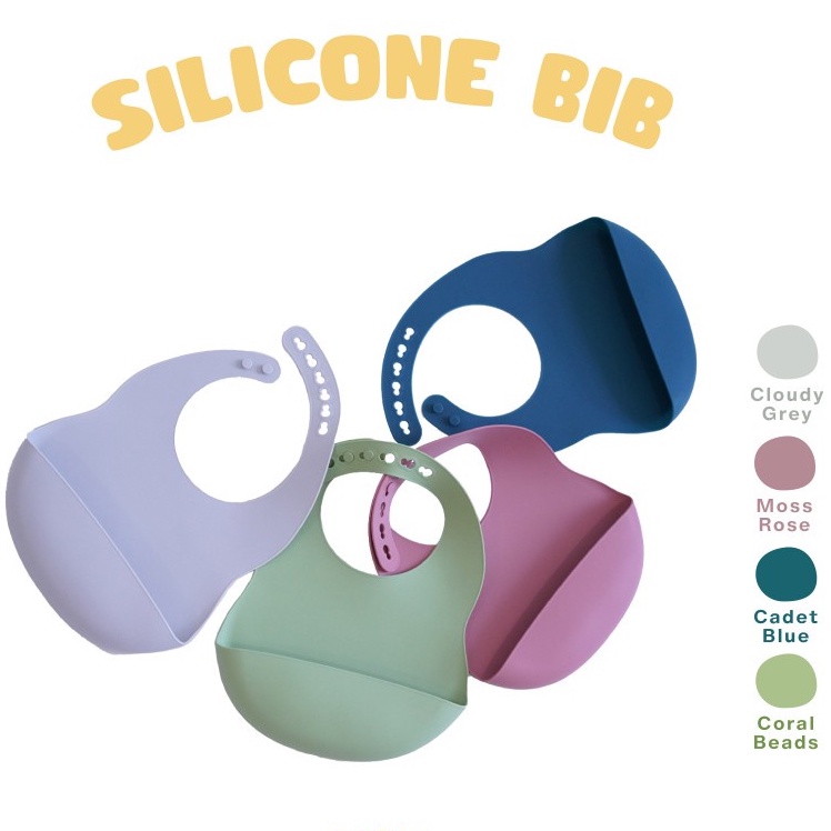 HOI HOI Baby Silicone Bib - Celemek Silikon Bayi