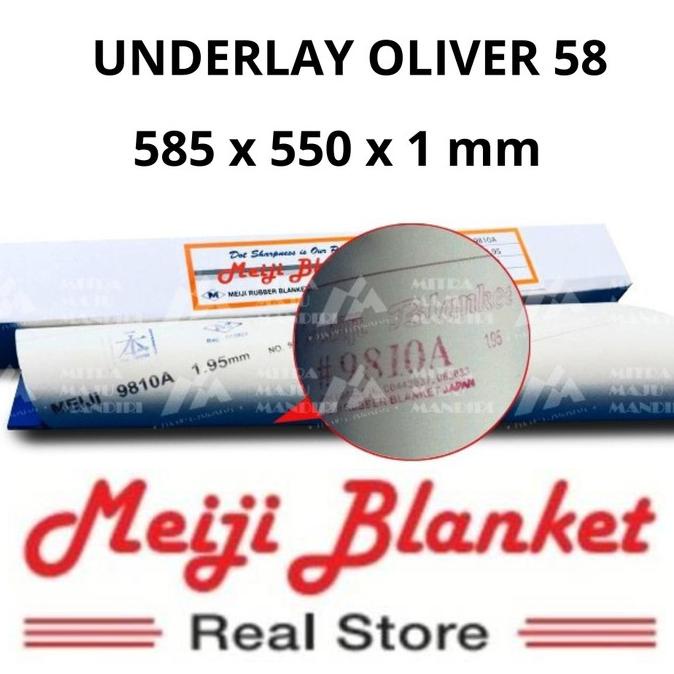 

UNDERLAY BLANKET OLIVER 58 UK 585 x 550 x 1 MM