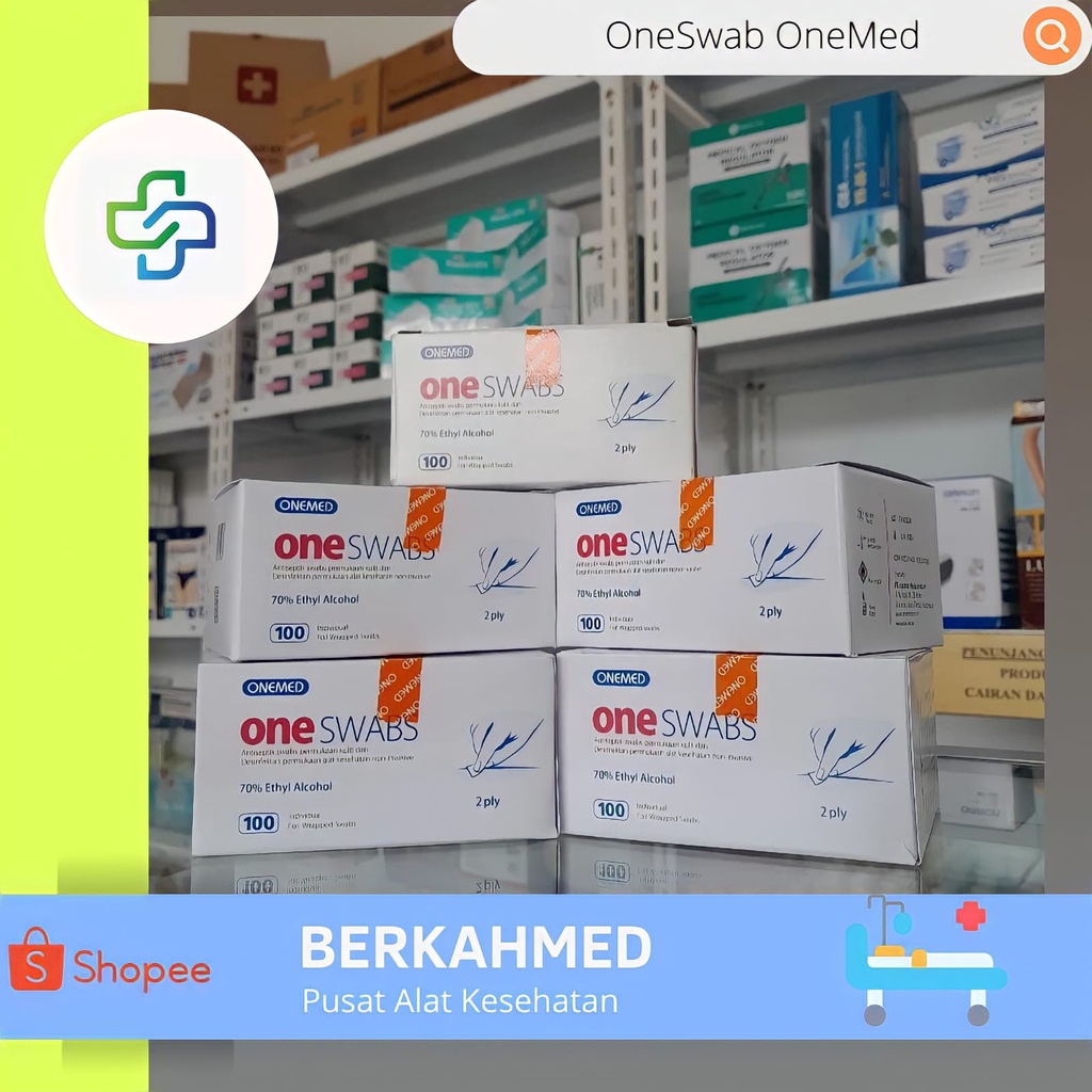 Alkohol Swab/ Kapas Alkohol / Tissue Alkohol Onemad