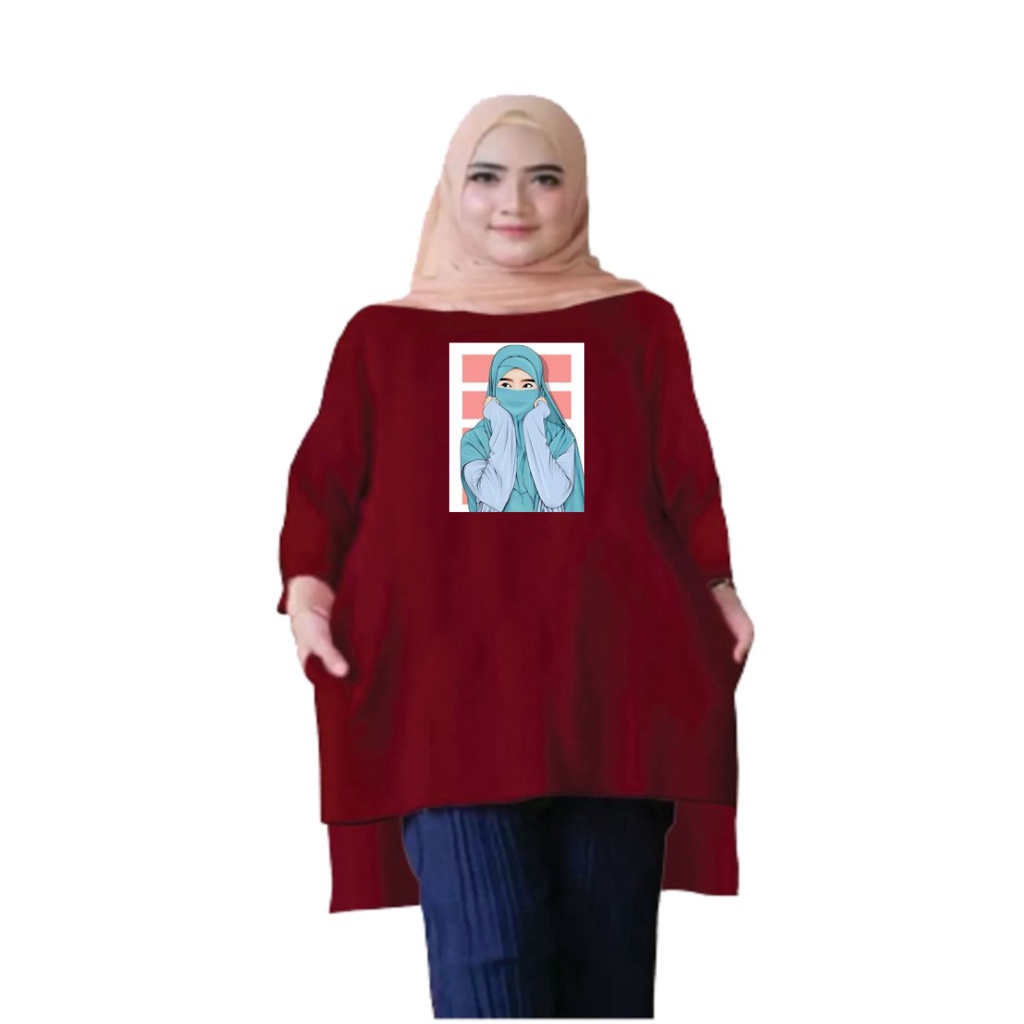 Tunik Hijab Girl Cadar Jumbo