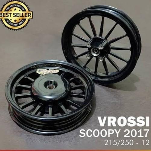 Velg Rossy Rossi Scoopy Ring 12 Galaxy Model Daytona no vnd roulette