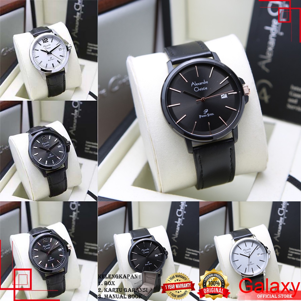 ALEXANDER CHRISTIE JAM TANGAN PRIA ORIGINAL JAM TANGAN ALEXANDRE CHRISTIE PRIA GARANSI RESMI 1 TAHUN