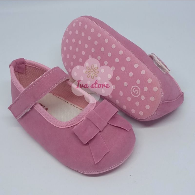 Sepatu bayi perempuan bayi gendong 0-12 bulan