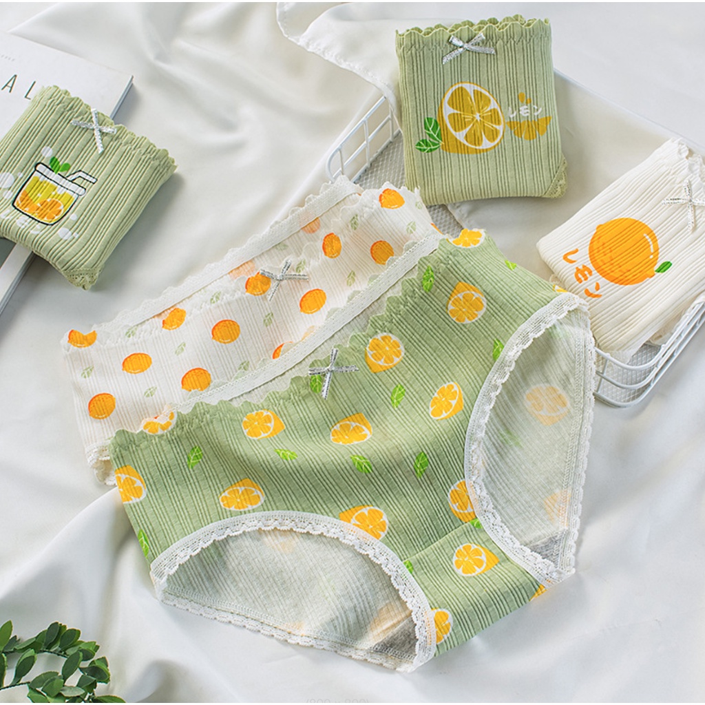 [WONDER.GIRLS] CD Imut fashion Undies Celana Dalam Wanita Corak Unik High Quality Katun Import