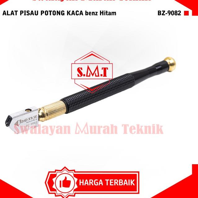 

[PRODUK MQHDO] Alat Pisau Potong Kaca Benz Werkz BZ-9082/BZ-9083 Oil Glass Cutter Hitam/Gold SIL