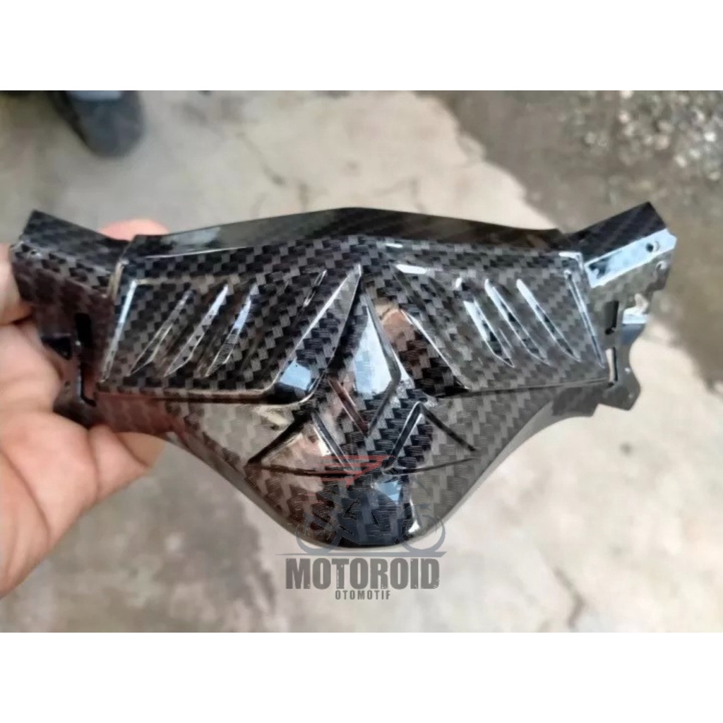 Headlight Underneath Cover Front Under Headlight Cover Carbon  Yamaha Nmax