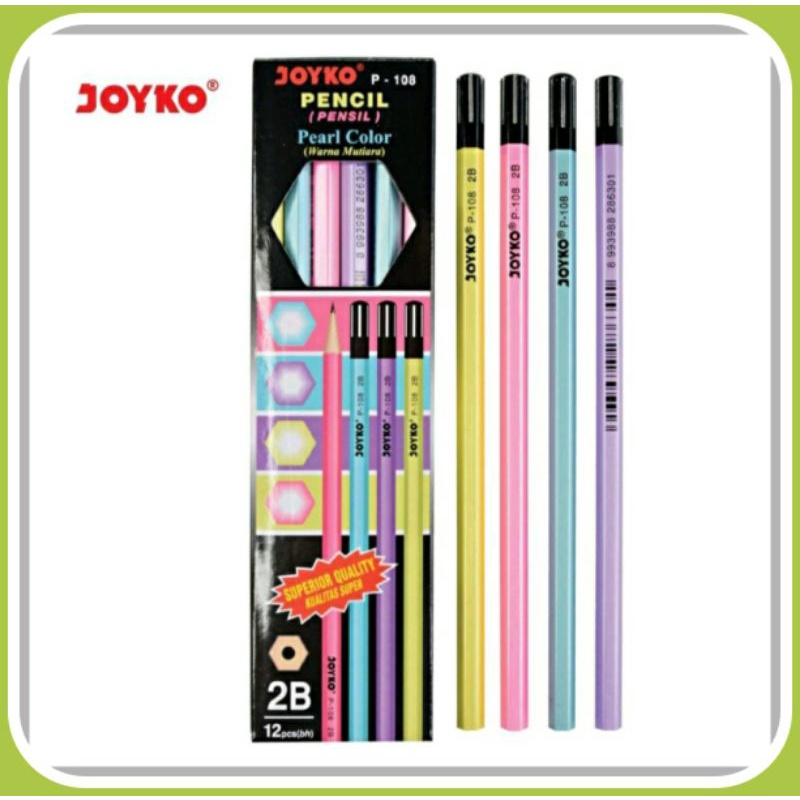 

Pensil 2B Joyko P-108 ( 1 pcs )