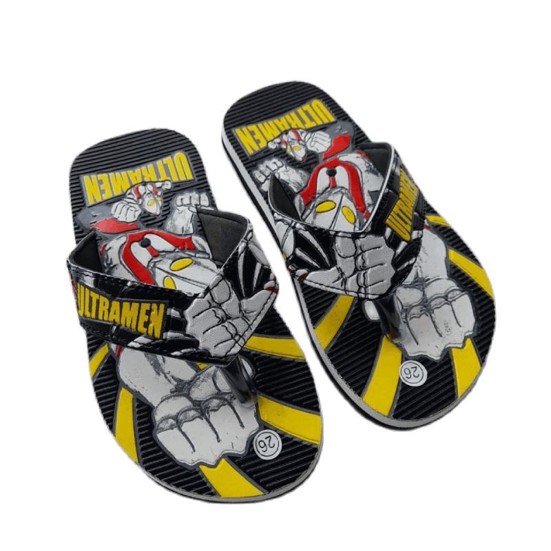 Sandal Jepit Anak Laki Laki Muka Print Ultramen