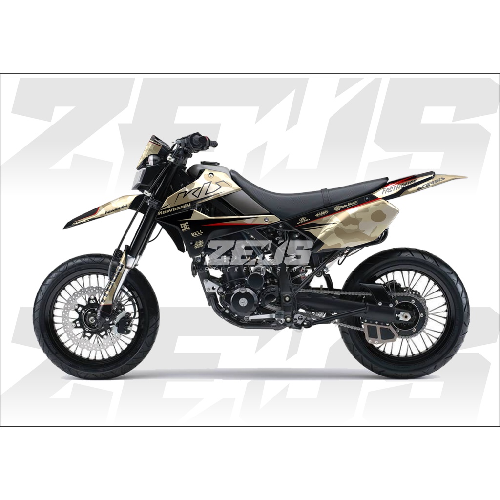 Decal Sticker - Stiker Dekal Klx Dtx 250 Zeus SC 43
